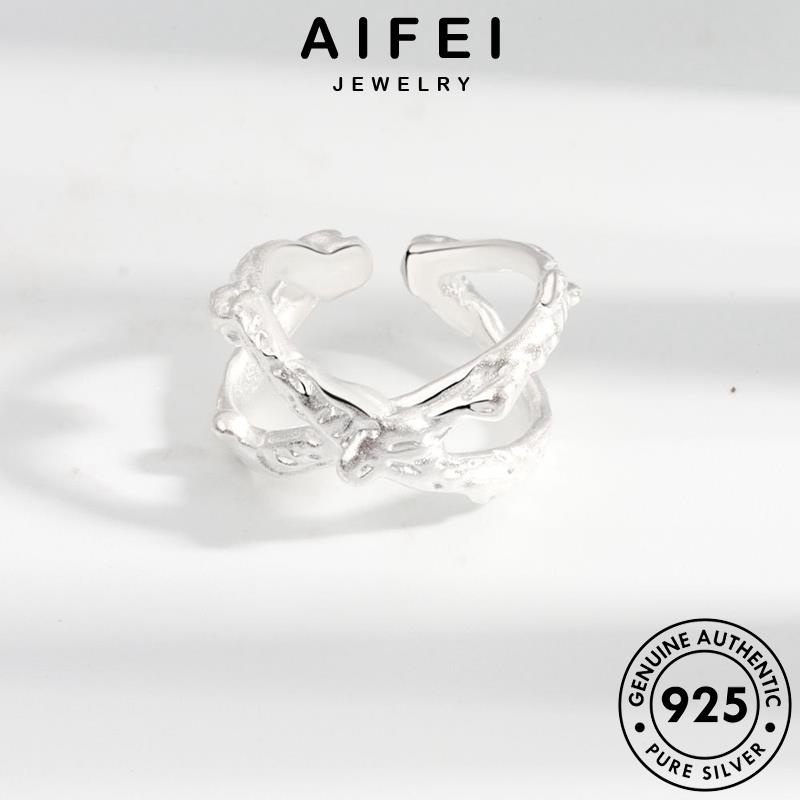 AIFEI JEWELRY cá nữ 925 trang quốc tính thời thật bạc dòng nguyên vàng nhẫn phụ sức bản hàn kiện R1045