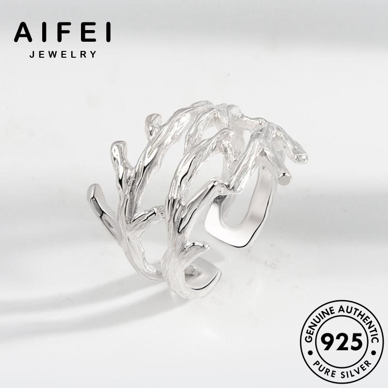 AIFEI JEWELRY giản đơn vàng nữ nhánh kiện chi 925 nhẫn trang thật hàn nguyên phụ bạc sức quốc thời bản R1050
