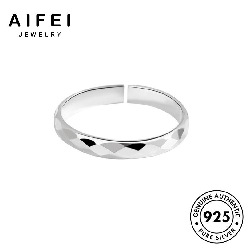 AIFEI JEWELRY kiện phụ đơn nhẫn bạc thời bản thoi sức hàn hình nguyên thật 925 giản nữ quốc vàng trang R1103