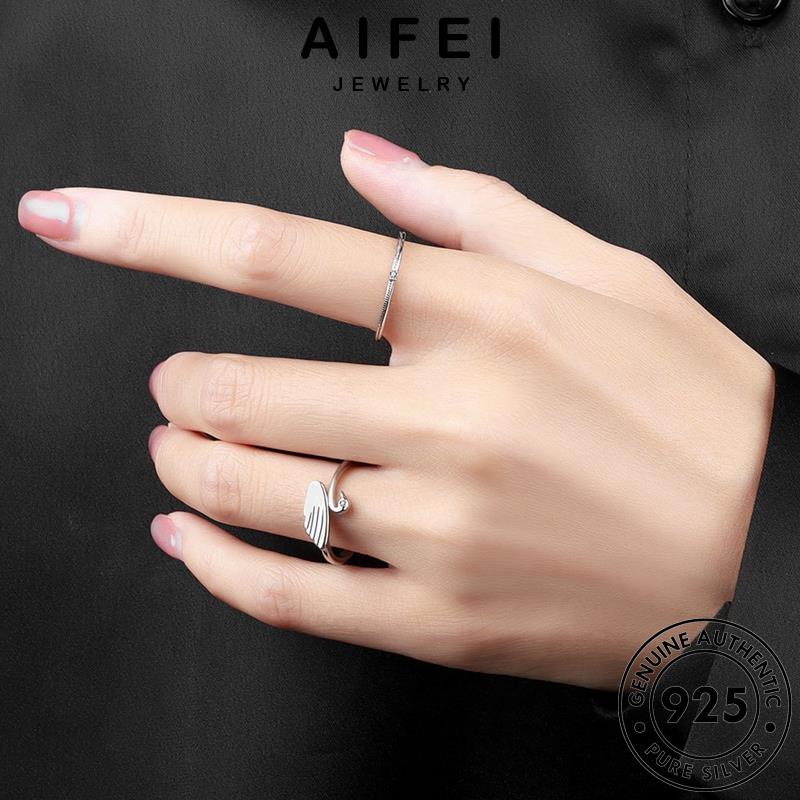 AIFEI JEWELRY 925 trang thật đơn hàn giản bản kim nữ kiện phụ cương nguyên nhẫn quốc bạc vàng moissanite thời sức R1141