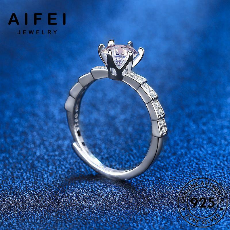 AIFEI JEWELRY kim sức bản thời moissanite hàn cương phụ thật trọng quốc nguyên sang nữ tre bạc trang 925 nhẫn kiện R1143