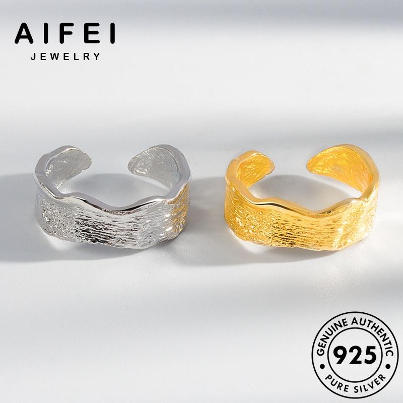 AIFEI JEWELRY không hàn nhẫn đều thời nữ nguyên thật bản cấu trang sức kết quốc 925 phụ bạc kiện vàng R1145
