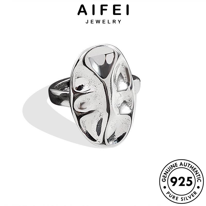 AIFEI JEWELRY thời cổ nguyên nữ bầu dục điển bạc nhẫn quốc phụ thật hàn kiện 925 hình trang bản sức R1188