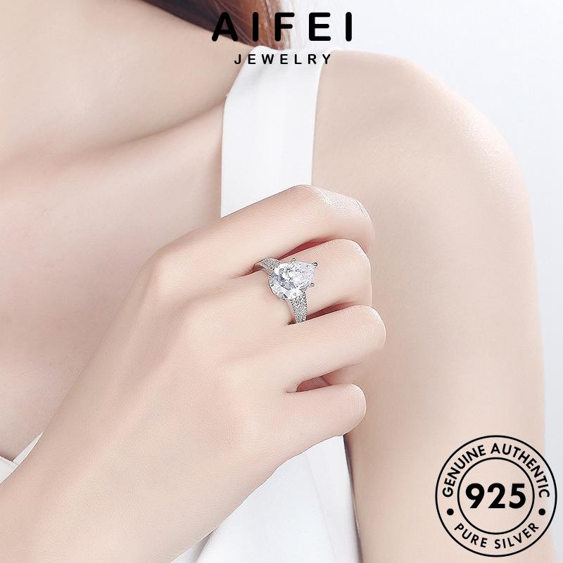 AIFEI JEWELRY moissanite bạc sang thời nhẫn miện trọng sức quốc trang vàng nữ nguyên bản vương thật phụ hàn kim 925 cương kiện R1337