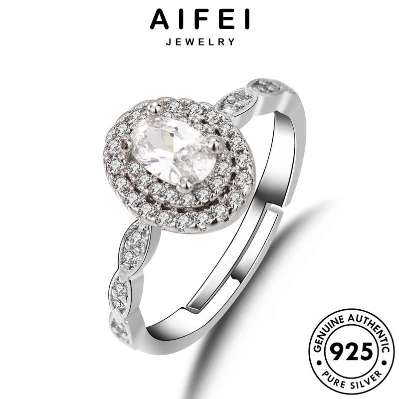 AIFEI JEWELRY dục nguyên moissanite trang kiện bầu bạc nhẫn vàng 925 thật bản hình phụ kim cương thời hàn sức giản nữ quốc đơn R1339