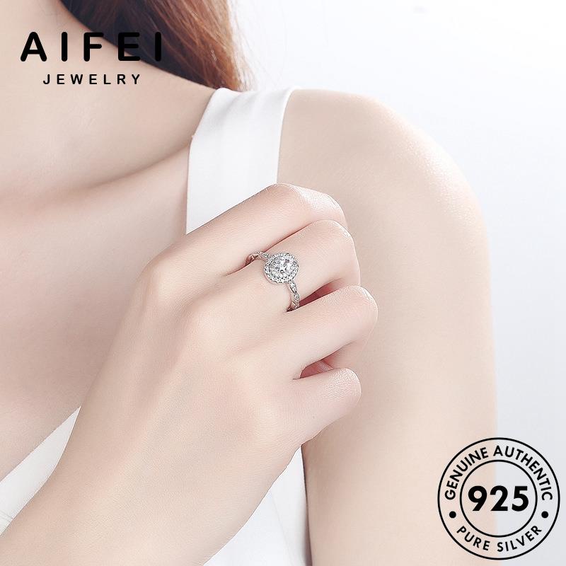 AIFEI JEWELRY dục nguyên moissanite trang kiện bầu bạc nhẫn vàng 925 thật bản hình phụ kim cương thời hàn sức giản nữ quốc đơn R1339