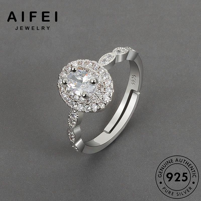 AIFEI JEWELRY dục nguyên moissanite trang kiện bầu bạc nhẫn vàng 925 thật bản hình phụ kim cương thời hàn sức giản nữ quốc đơn R1339