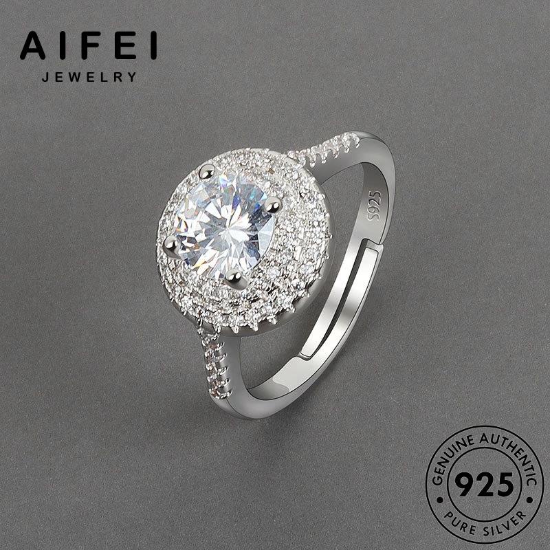 AIFEI JEWELRY moissanite thật nhẫn bạc kim ba nguyên trang quốc vàng kiện tầng thời 925 phụ bản nữ sang trọng cương hàn sức R1341