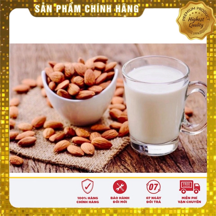 [BÁN SỈ 1Kg - 5KG] Hạt Hạnh Nhân Mỹ Sống Làm Sữa Hạt Granola Ăn Vặt Ăn Kiêng Cho Bà Bầu Hoàng Phương