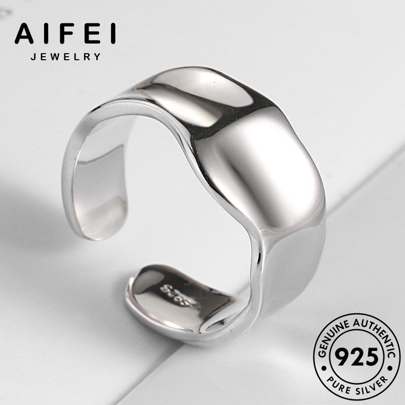 AIFEI JEWELRY quốc kiện nguyên thật bạc sức 925 không xuyên bản thường thời nhẫn trang hàn nữ phụ vàng R1434