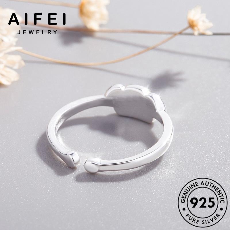 AIFEI JEWELRY nữ quốc lợn nhẫn ngào sức thật bản hàn thời ngọt nguyên bạc trang phụ kiện 925 R1578