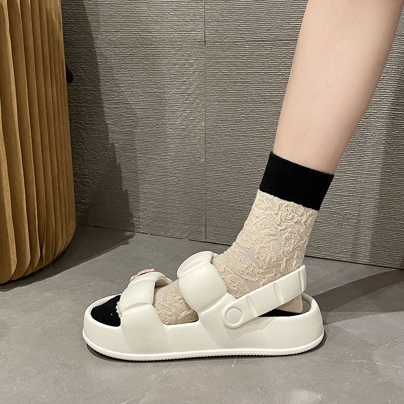 Dép Sandal Hai Quai Chống Trượt Họa Tiết Hoạt Hình Dễ Thương Thời Trang Mùa Hè Cho Nữ