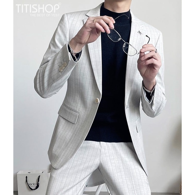 Áo vest nam Titishop AHH54 Luxury