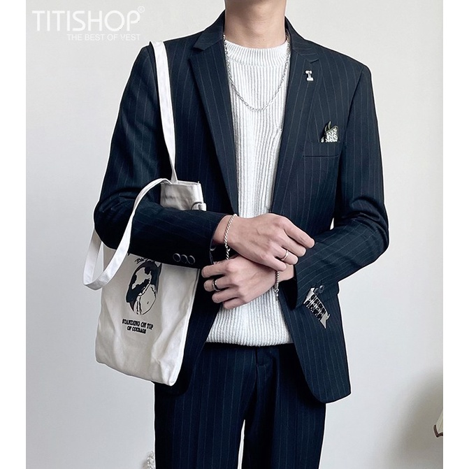 Áo vest nam Titishop AHH56 Luxury