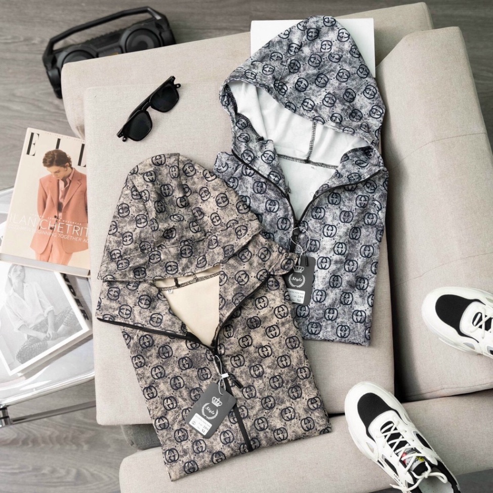 Áo chống nắng nam THOM - LV - Dior - Teddy cao cấp vải thông hơi thoáng mát kẻ sọc hotrend 2023