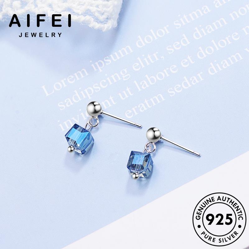 AIFEI JEWELRY phụ bạc khuyên tua pha quốc Thời nữ xỏ vàng bản thật khối tai lê thời trang cương 925 nguyên hồng kiện vành sức bông đường tròn hàn kim E768