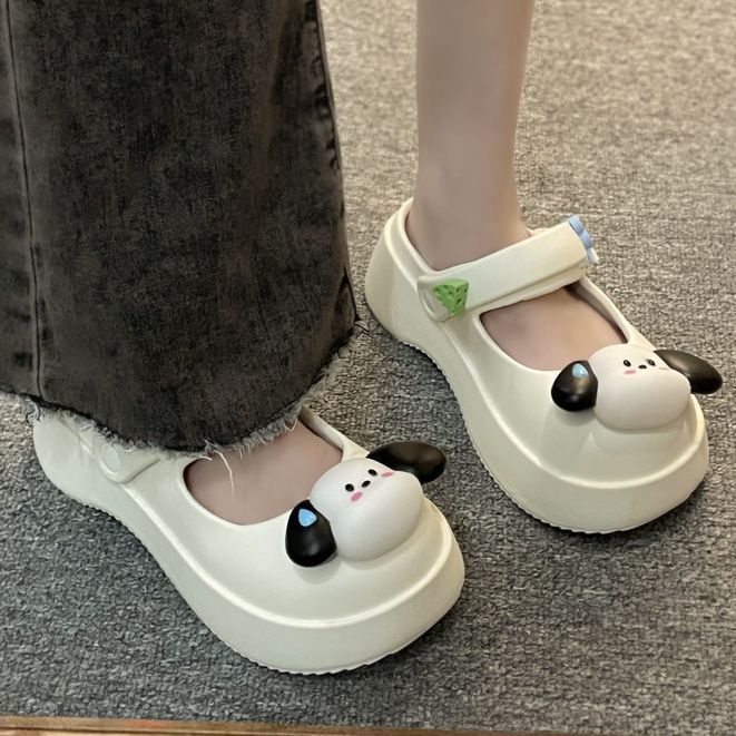 Dép Mary Jane Đế Dày Chống Trượt Thời Trang 2023 Dành Cho Nữ