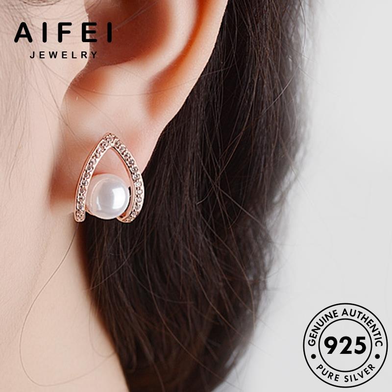 AIFEI JEWELRY vành ngọc vàng quốc khuyên thời phụ thật sức tròn nữ tai trai tua kiện bạc trang Thời xỏ tròn bông bản nguyên 925 hàn E865