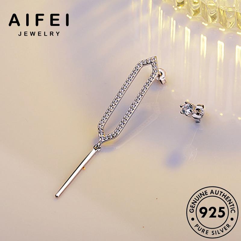 AIFEI JEWELRY bạc vàng tai sức hàn bông nữ tua bản 925 nguyên phụ trang xỏ Thời vành kim kiện tròn moissanite thật quốc cương tua khuyên thời E886