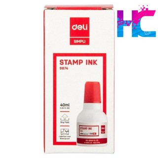 Mực dấu đỏ Deli 9874 - hang_chuan