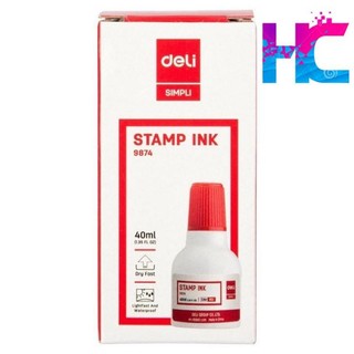 Mực dấu đỏ Deli 9874 - hang_chuan