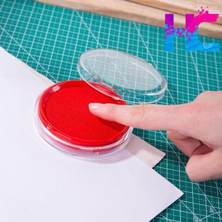 Hộp dấu tròn deli 9863, khay mực dấu lăn tay - hang_chuan