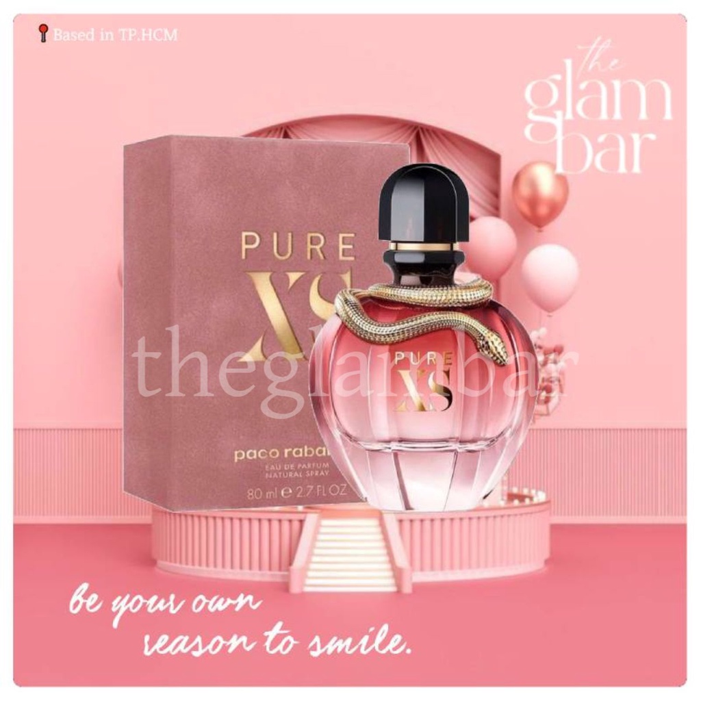 𝐭𝐡𝐞𝐠𝐥𝐚𝐦𝐛𝐚𝐫 ★ Nước hoa Paco Rabanne Pure XS Black EDP 80ml Fullseal/Tester