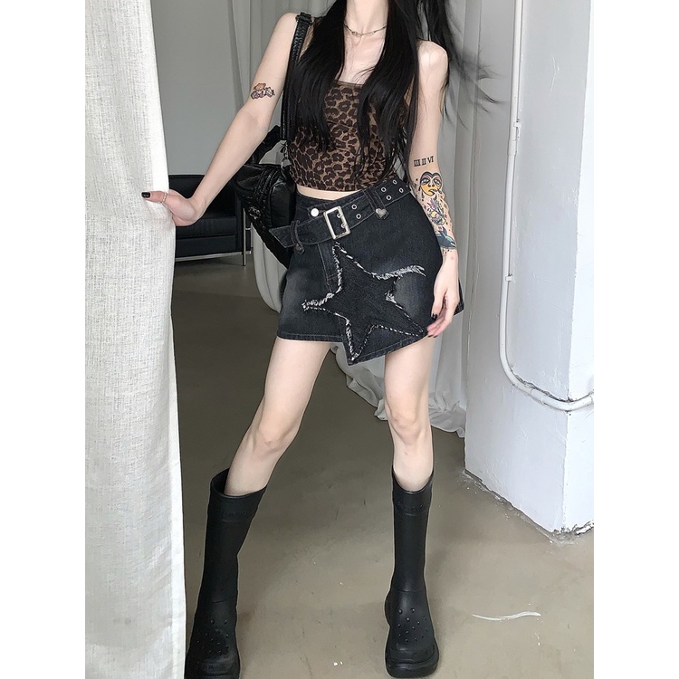 Chân váy jean chữ A thời trang 2023 MA1105