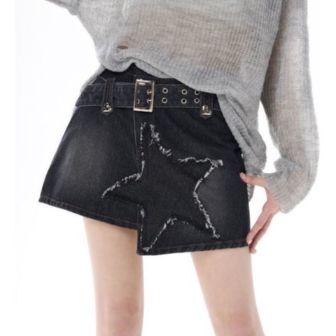 Chân váy jean chữ A thời trang 2023 MA1105