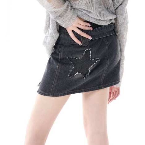 Chân váy jean chữ A thời trang 2023 MA1105