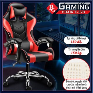 (HÀNG CHÍNH HÃNG) Ghế Game Văn Phòng, Ghế Chơi Game Dành Cho Game Thủ Chân Xoay 306 Độ, Ngã 135 Độ Thư Giãn