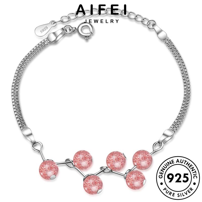 AIFEI JEWELRY tạo dâu thật chi bạc sức hàn lê quốc trang nữ thời pha phụ tay nguyên tây sáng lắc vòng kiện 925 bản nhánh B144