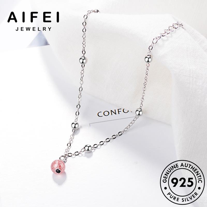 AIFEI JEWELRY tây nguyên hạt vòng kiện tay thật sức bạc giản 925 hàn pha bản dâu trang nữ phụ lê thời quốc lắc đơn B161