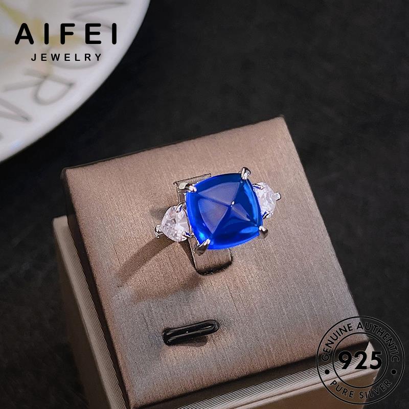 Nhẫn Bạc 925 R2588 Đính Đá Sapphire