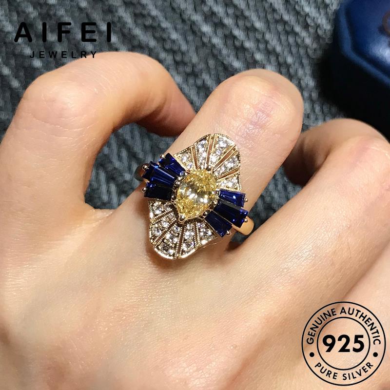 Nhẫn Bạc 925 Đính Đá Sapphire Phong Cách Trung Cổ R2595