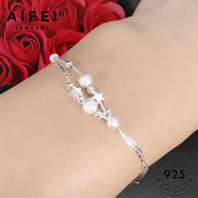 AIFEI JEWELRY thời kiện lắc quốc cánh ngôi tay năm hàn bạc sao nguyên phụ thời vòng thật sức nữ 925 trang trang bản B675