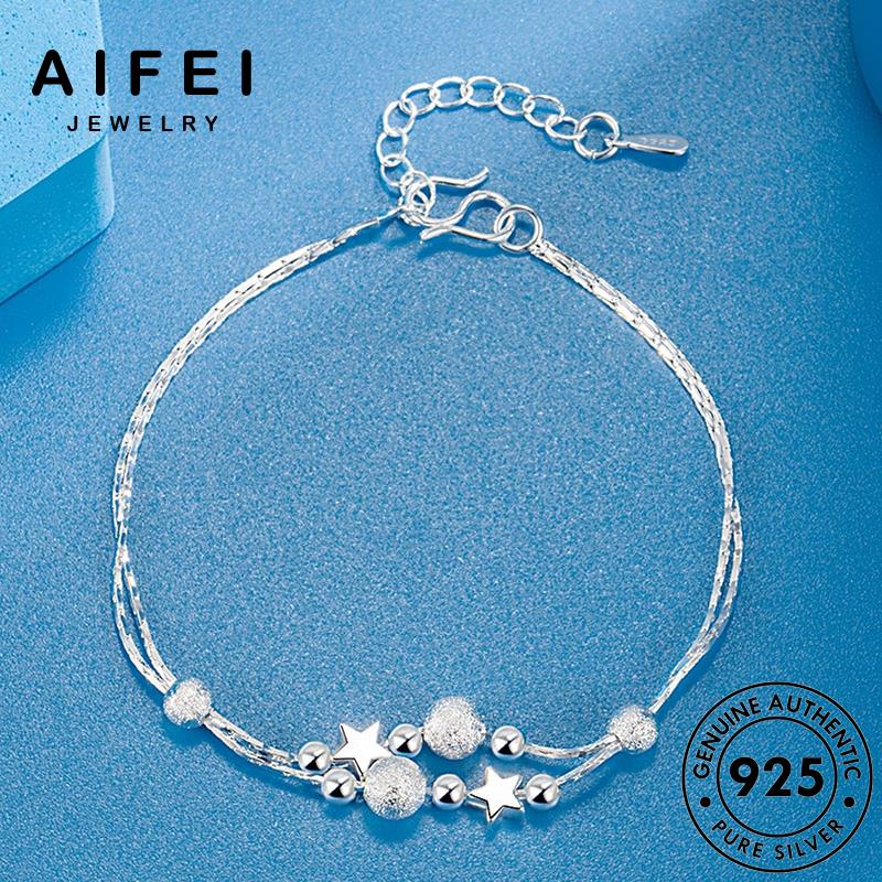 AIFEI JEWELRY thời kiện lắc quốc cánh ngôi tay năm hàn bạc sao nguyên phụ thời vòng thật sức nữ 925 trang trang bản B675