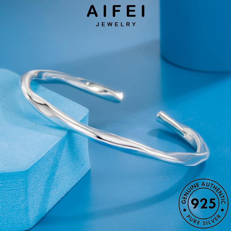 AIFEI JEWELRY mobius sức thật bản hàn giản quốc trang tay thời tối nữ bạc kiện vòng lắc phụ 925 nguyên B678
