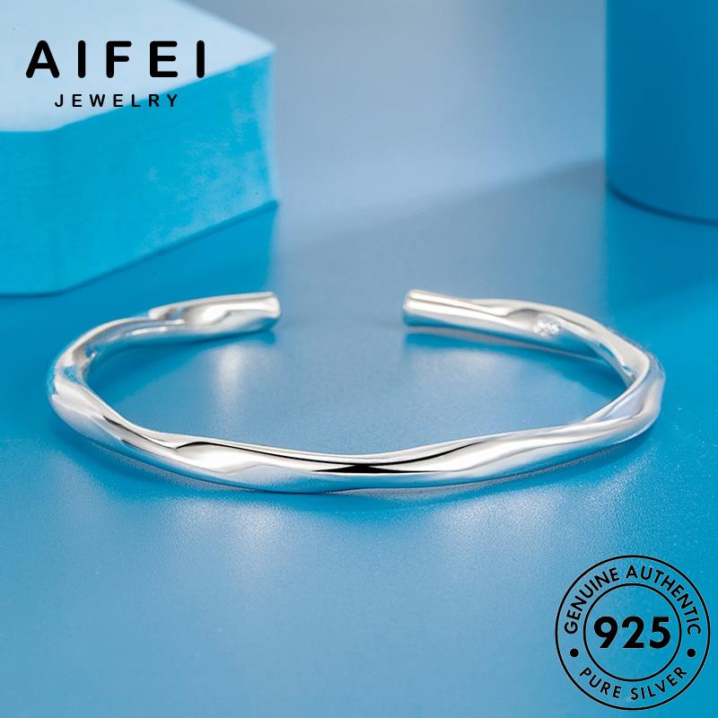 AIFEI JEWELRY mobius sức thật bản hàn giản quốc trang tay thời tối nữ bạc kiện vòng lắc phụ 925 nguyên B678