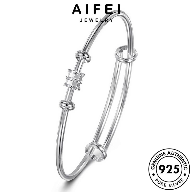 AIFEI JEWELRY quốc sức tinh tay vòng 925 nữ kiện eo lắc thật trang hàn nguyên vòng phụ bản bạc thời tế B688