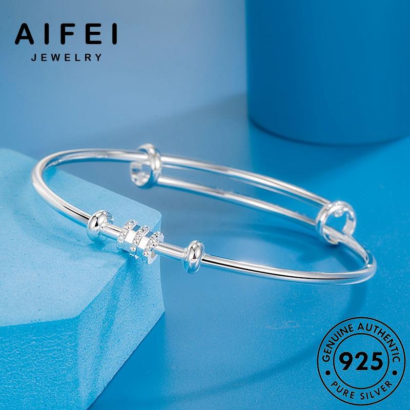 AIFEI JEWELRY quốc sức tinh tay vòng 925 nữ kiện eo lắc thật trang hàn nguyên vòng phụ bản bạc thời tế B688