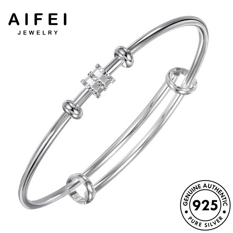 AIFEI JEWELRY quốc sức tinh tay vòng 925 nữ kiện eo lắc thật trang hàn nguyên vòng phụ bản bạc thời tế B688