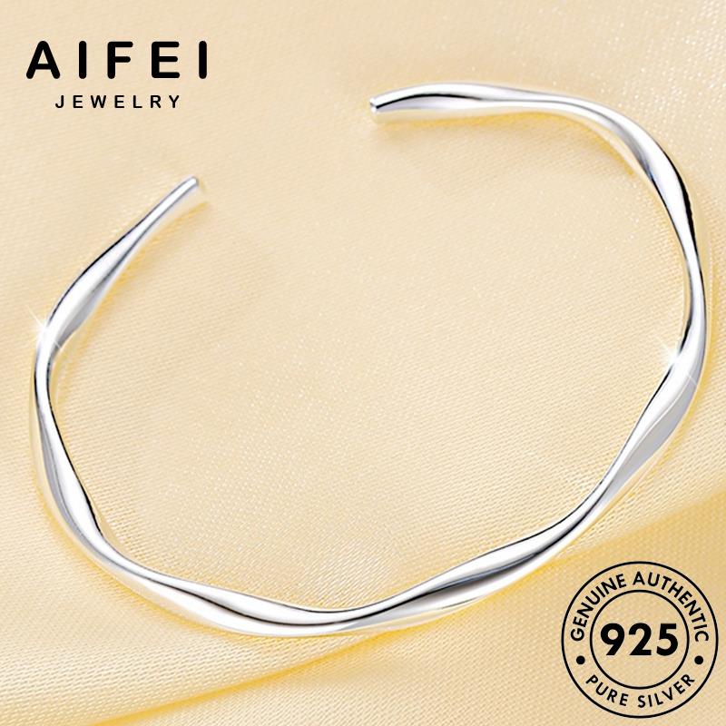AIFEI JEWELRY hàn nữ nguyên bản lắc thời tay 925 giản quốc mobius phụ sức kiện tối vòng thật trang bạc B652