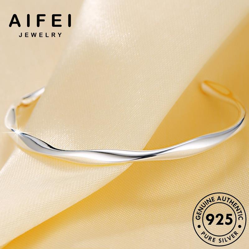 AIFEI JEWELRY hàn nữ nguyên bản lắc thời tay 925 giản quốc mobius phụ sức kiện tối vòng thật trang bạc B652
