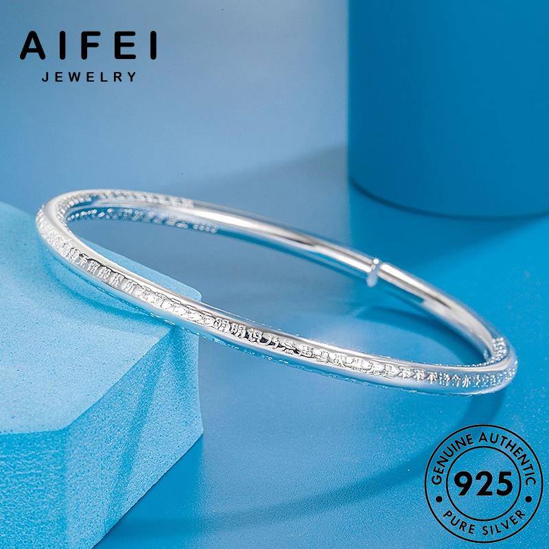 AIFEI JEWELRY nữ sức thật tay điển bản cổ vòng tâm kiện lắc thời phụ nguyên kinh trang quốc 925 bạc hàn B657