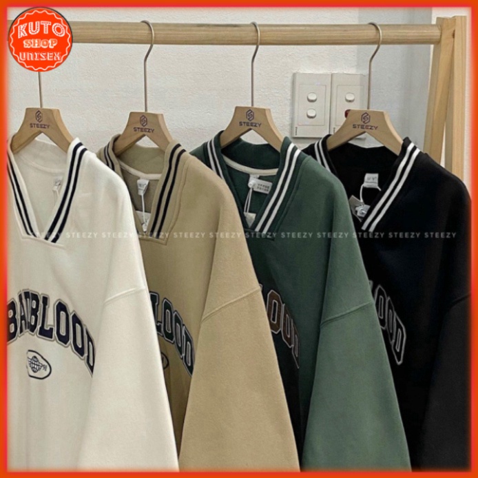 Áo Sweater Nỉ Ngoại BADBLOOOD nam nữ Unisex  TM