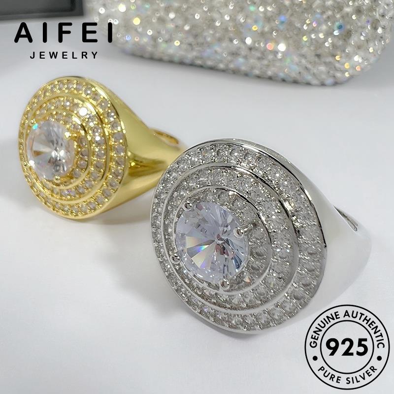 AIFEI JEWELRY thật 925 sức nguyên hồ cương đồng moissanite trang thời phụ bản nữ vàng bạc kim quốc nhẫn kiện hàn đĩa R1716