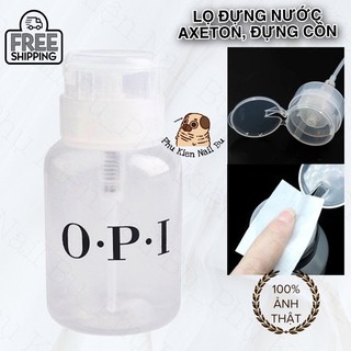Lọ đựng axeton, nước lau gel