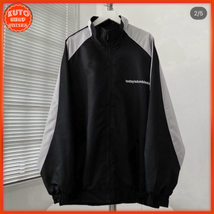 Áo Khoác Dù phối 2 lớp todayisdumbleday - Áo Khoác Gió nam nữ Unisex  TM