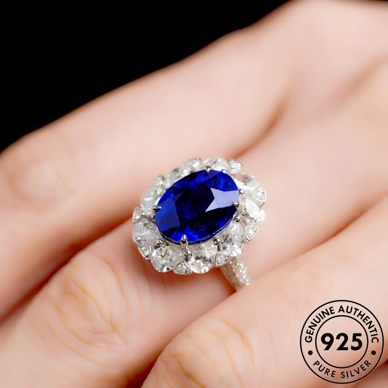 AIFEI JEWELRY trang trái nhẫn bản thật hình bích xoan ngọc hàn phụ sức bạc nữ nguyên kiện 925 thời quốc R1762